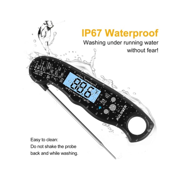 Waterproof Digital Instant Read Meat LCD Thermometer - Picture 3 of 6